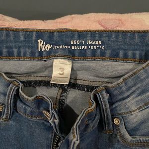 Rio Booty jegging stone washed size 3